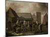 Fish Market-Hendrick Martensz Sorgh-Mounted Art Print