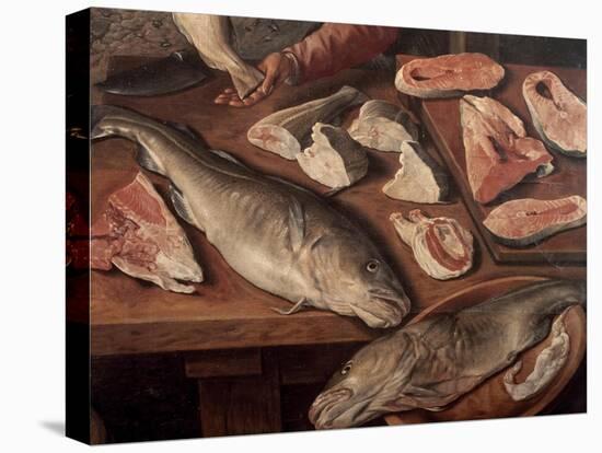 Fish Market-Joachim Beuckelaer-Stretched Canvas