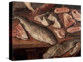 Fish Market-Joachim Beuckelaer-Stretched Canvas