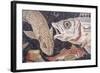 Fish Mosaic-null-Framed Art Print
