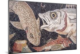 Fish Mosaic-null-Mounted Art Print