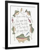 Fish Never Brag-Debbie McMaster-Framed Giclee Print