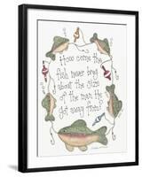 Fish Never Brag-Debbie McMaster-Framed Giclee Print