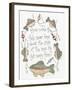 Fish Never Brag-Debbie McMaster-Framed Giclee Print