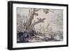 Fish on a Bank, 17Th Century-Francis Barlow-Framed Giclee Print