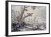 Fish on a Bank, 17Th Century-Francis Barlow-Framed Giclee Print