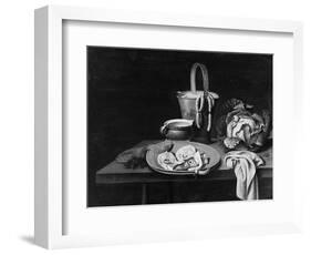 Fish on an Earthenware Plate-Reinier Coveyn-Framed Giclee Print