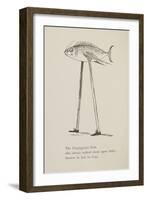 Fish On Stilts From Nonsense Botany Animals and Other Poems Written and Drawn by Edward Lear-Edward Lear-Framed Giclee Print