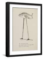 Fish On Stilts From Nonsense Botany Animals and Other Poems Written and Drawn by Edward Lear-Edward Lear-Framed Giclee Print