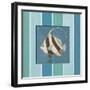 Fish on Stripes I-Elizabeth Medley-Framed Art Print