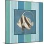 Fish on Stripes I-Elizabeth Medley-Mounted Art Print