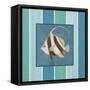 Fish on Stripes I-Elizabeth Medley-Framed Stretched Canvas