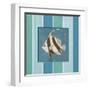 Fish on Stripes I-Elizabeth Medley-Framed Art Print
