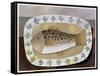 Fish on the Plate, 1996-Reg Cartwright-Framed Stretched Canvas