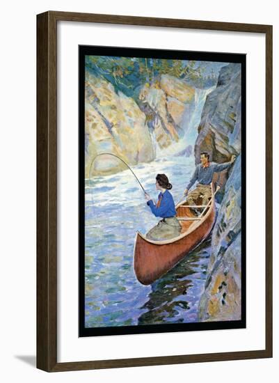 Fish On-Philip R. Goodwin-Framed Art Print