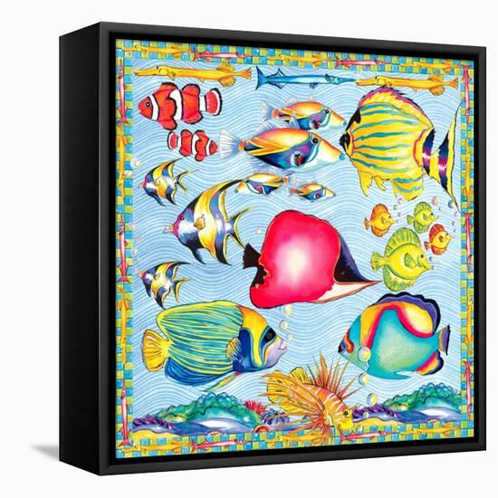 Fish Pattern-Ormsby, Anne Ormsby-Framed Stretched Canvas