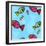 Fish Pattern-null-Framed Giclee Print