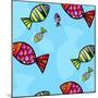Fish Pattern-null-Mounted Giclee Print
