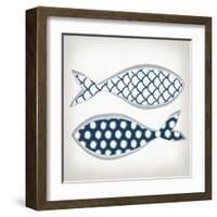 Fish Patterns II-Tandi Venter-Framed Art Print