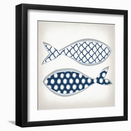 Fish Patterns II-Tandi Venter-Framed Art Print