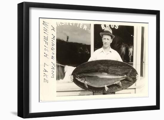 Fish Picture, A Minnow from Whitefish Lake, Montana-null-Framed Art Print