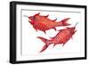 Fish Pisces, 1996-Jane Tattersfield-Framed Giclee Print