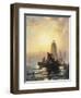 Fish Pond, Orient Bay, L. I, 1876-Edward Moran-Framed Giclee Print