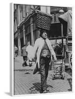 Fish Porters at Billingsgate Market, 1893-Paul Martin-Framed Photographic Print