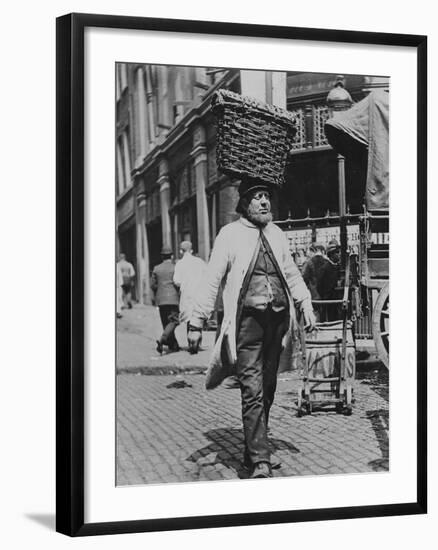 Fish Porters at Billingsgate Market, 1893-Paul Martin-Framed Photographic Print