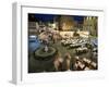 Fish Restaurants on the Pavement, Istanbul, Turkey-Simon Harris-Framed Photographic Print