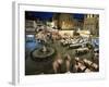 Fish Restaurants on the Pavement, Istanbul, Turkey-Simon Harris-Framed Photographic Print