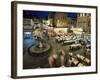 Fish Restaurants on the Pavement, Istanbul, Turkey-Simon Harris-Framed Photographic Print