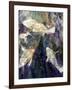 Fish Rising detail 1-jocasta shakespeare-Framed Giclee Print