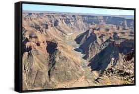 Fish River Canyon in Namibia-Grobler du Preez-Framed Stretched Canvas