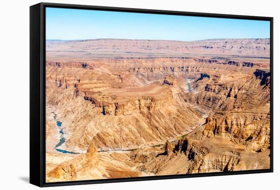 Fish River Canyon-milosk50-Framed Stretched Canvas