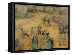 Fish Sale, 1938-Harry Mitten Wilson-Framed Stretched Canvas