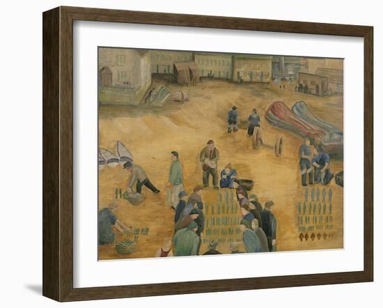 Fish Sale, 1938-Harry Mitten Wilson-Framed Giclee Print