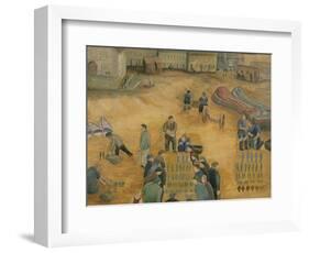 Fish Sale, 1938-Harry Mitten Wilson-Framed Giclee Print