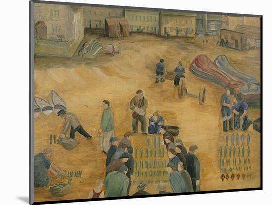 Fish Sale, 1938-Harry Mitten Wilson-Mounted Giclee Print