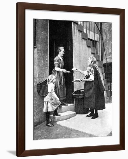 Fish Seller, Scotland, 1936-Donald Mcleish-Framed Giclee Print