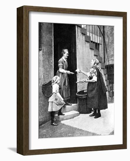 Fish Seller, Scotland, 1936-Donald Mcleish-Framed Giclee Print