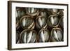 Fish Sold in Bamboo Containers Ready for Steaming at Talat Thong Khan Kham Market-Richard Nebesky-Framed Photographic Print