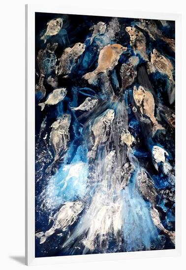 fish spawning-jocasta shakespeare-Framed Giclee Print