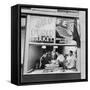 Fish Store in the Lower East Side, the Jewish Neighborhood of New York City. August 1942-null-Framed Stretched Canvas