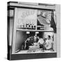 Fish Store in the Lower East Side, the Jewish Neighborhood of New York City. August 1942-null-Stretched Canvas