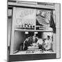Fish Store in the Lower East Side, the Jewish Neighborhood of New York City. August 1942-null-Mounted Photo