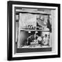 Fish Store in the Lower East Side, the Jewish Neighborhood of New York City. August 1942-null-Framed Photo