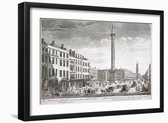 Fish Street Hill, London, C1750-Thomas Bowles-Framed Giclee Print