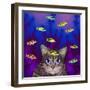 Fish Tales 12-David Sheskin-Framed Giclee Print