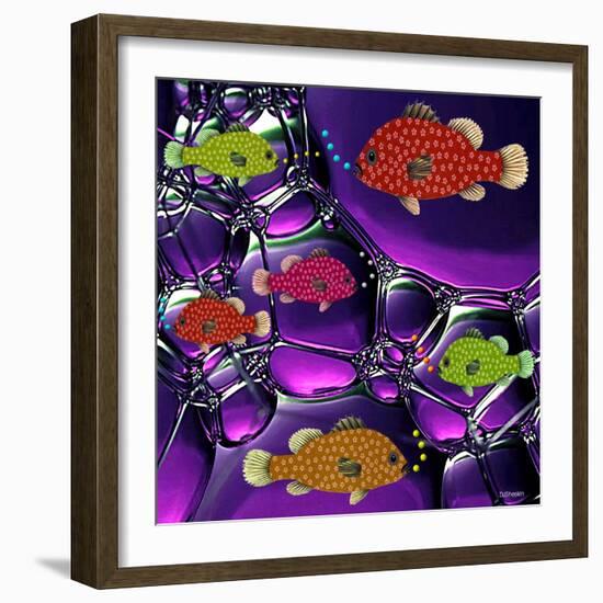 Fish Tales 34-David Sheskin-Framed Giclee Print